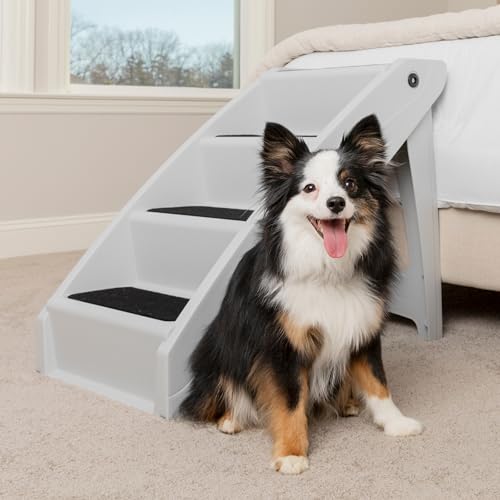 PetSafe CozyUp Folding Dog Stairs - Durable, Support up to 200 lbs