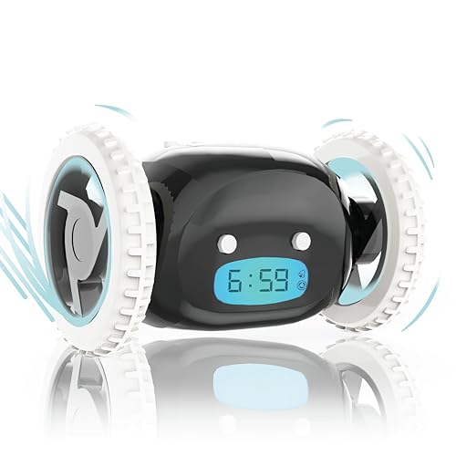 Clocky Alarm Clock on Wheels