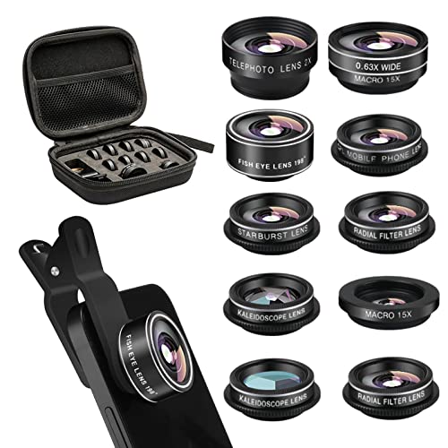 Godefa 11-in-1 cell phone lens kits for Android and iPhone