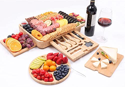Cheese Boards Charcuterie Boards Set with Knife Set