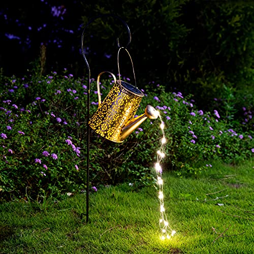 Large hanging lantern pouring water lights