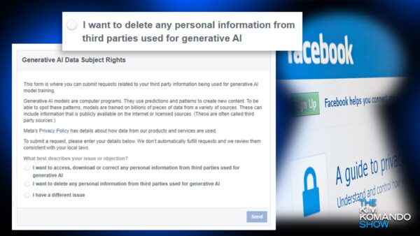 How to stop Facebook and Meta from using your data for its generative AI training